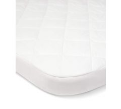 Mamas & Papas Lua Bedside Crib Mattress Protector - White