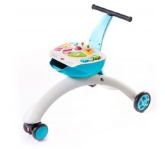 Tiny Love 5 in 1 Tiny Rider Walk Behind & Ride On - Blue