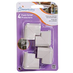 Dreambaby Foam Corner Protectors 4Pack - Grey