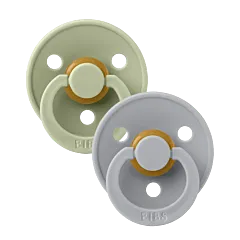 BIBS Colour Pacifier Size3 - 2Pack - Sage