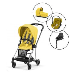Cybex Mios Travel System 2022 with Cloud Z & Base - Mustard Yellow