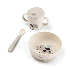 Done By Deer Suction First Meal Set - Tiny Farm - Sand
