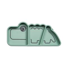 Done by Deer Stick and Stay Snackplate Croco - Green