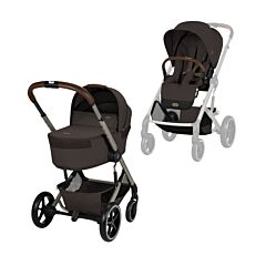 Cybex Balios S Pushchair & Fold Cot Chocolate Brown