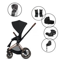 Cybex ePriam Travel System with Free Fashion Seat Pack