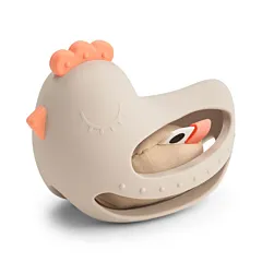 Done By Deer Grip & Teether Rattle Toy  Clucky - Sand
