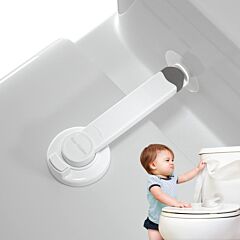 Bella Baby Toilet Lock White 