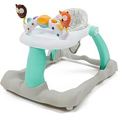Babylo Owl Walker with Lights and Sounds (6 Months+) Aqua/White