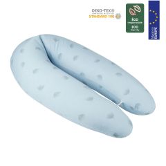 U-shape Maternity Pillow - Blue Dandelions