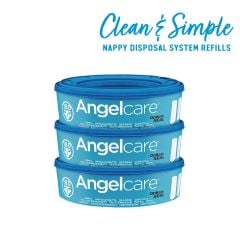 Angelcare Nappy Disposal Refill Cassettes - 3pk