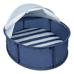 Babyni Pop-up UV Tent Playpen UPF 50+ blue stripe