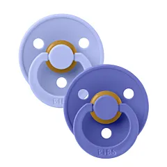 BIBS Studio Colour Latex Pacifier 2pk-  Hush / Grape