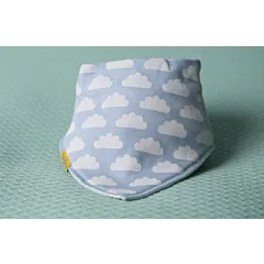 BabyBoo Bandana Bib - Up in the Blue Clouds