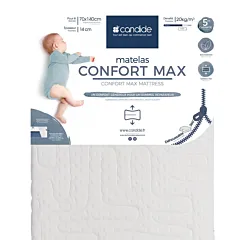 Candide Comfort Max Cot Bed Mattress 140x70cm