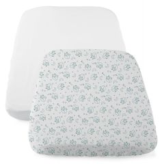 Chicco Next2Me Bedside Crib 2 Pack Fitted Sheest - Foxy