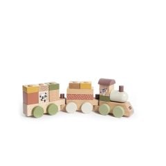Wooden Stacking Train - Boho Chic