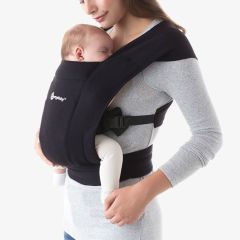 Embrace Newborn Carrier Soft Knit - Pure Black