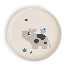 Done By Deer Foodie Plate Tiny Farm - Sand