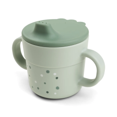 Foodie Spout Cup Happy Dots - Green