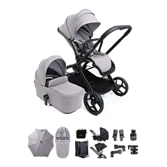 iCandy Core 2  Pushchair and Carrycot - Complete Bundle Storm Grey 