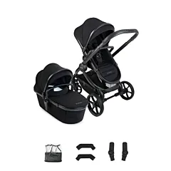 iCandy Peach 8 Pushchair & Carrycot Combo - Black 
