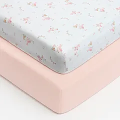 Baby Elegance Crib Fitted Sheets 2Pk - Little Ducks