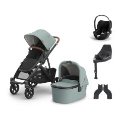 UPPAbaby Vista V3 Complete Travel System with Cybex Cloud T Car Seat & Base 