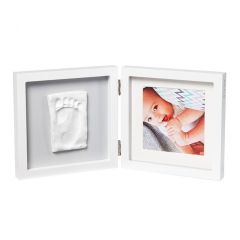My Baby 1P Photo Frame with Footprint - Grey