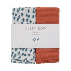 Avery Row Organic Baby & Toddler Washcloths Pack of 2 - Nordic Forest