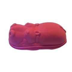 Baby Banz Sunglasses Case - Pink Hippo