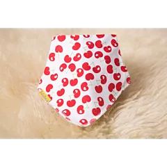 BabyBoo Bandana Bib Red Cherries 