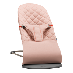 BabyBjörn Bouncer Bliss – Cotton Classic Quilt – Dusty Pink