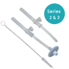 Tum Tum Straws And Brush - Small Cups