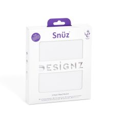 Snuz Crib Fitted Sheets - White
