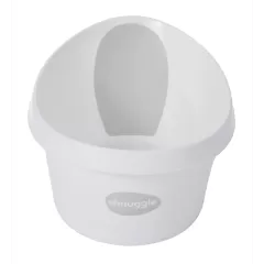 Toddler Bath With Plug & Foam Backrest – White 