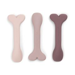 Silicone Baby Spoon 3-pack Wally - Powder