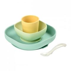Beaba Silicone Meal Set 4 Pack  - Yellow