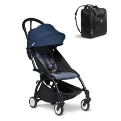 BABYZEN YOYO2 6mth+ Stroller with Free Backpack - Black with Air France