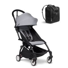 BABYZEN YOYO2 6mth+ Stroller with Free Backpack - Black with Stone