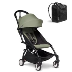 BABYZEN YOYO2 6mth+ Stroller with Free Backpack - Black with Olive