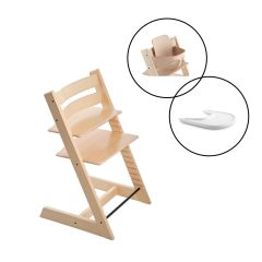 Tripp Trapp® Chair & Tray Package with Free Baby Set