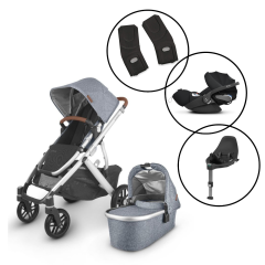 Vista V2 Travel System Cybex Cloud Z2 & Base with Free Matching Changing Bag