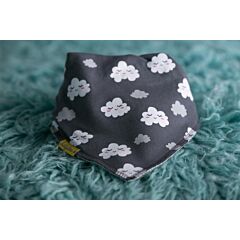 BabyBoo Bandana Bib - Sleepy Clouds