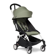 YOYO2 6mth+ Stroller - White with Olive