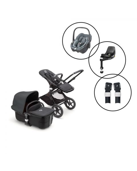 Bugaboo Fox3 Complete Travel System with Maxi-Cosi Pebble 360 & Base