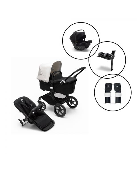 Bugaboo Fox3 Style It Yourself Travel System with Bugaboo Turtle Air Car Seat & Base