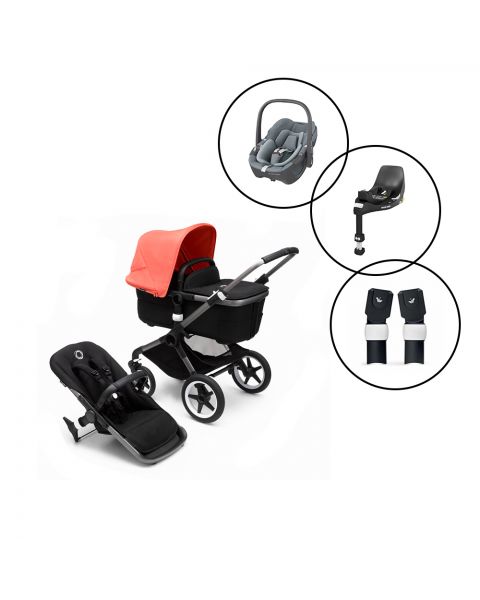 Bugaboo Fox3 Style It Yourself Travel System with Maxi - Cosi Pebble 360 Car Seat & Base