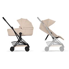 Cybex Coya Comfort with Foldable Cot - Cozy Beige