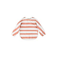 Sleeved Pocket Bib - Papaya