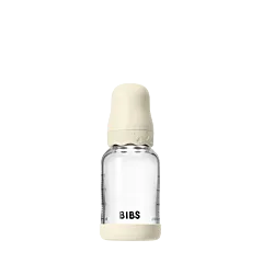 BIBS Glass Boheme Baby Bottle Round Latex 1Pack 120ml Slow Flow Blush